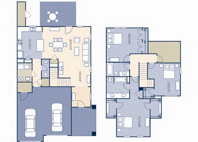 Floor Plans Fort Carson Family Homes Rental Homes in